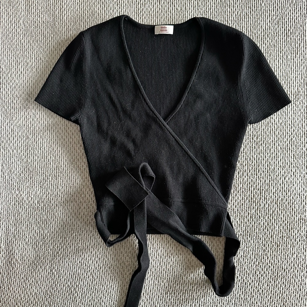 Little Moon Tie Front Shirt - Picture 1 of 3